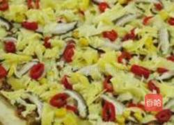 豇豆肉酱披萨的做法图解18