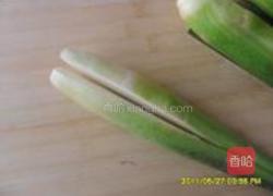 炒茭白的做法图解1