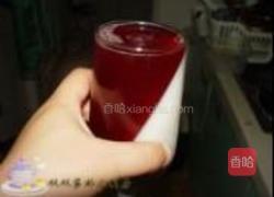 樱桃椰浆双色果冻的做法图解7