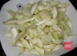 茭头炒猪肉的做法图解2