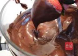 巧克力草莓的做法图解4
