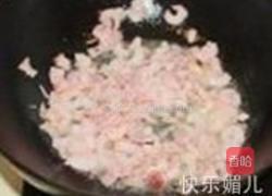 虾仁培根芝士焗饭的做法图解2
