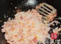 虾仁培根芝士焗饭的做法图解6