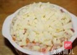 虾仁培根芝士焗饭的做法图解8