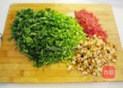 雪里蕻肉末炒豆腐干的做法图解2