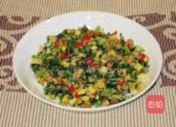 雪里蕻肉末炒豆腐干的做法图解9