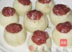 慈菇酿肉的做法图解5
