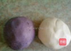 紫薯双色汤圆的做法图解2