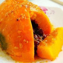 红腰豆蒸南瓜的做法[图]