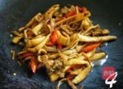 鱿鱼豆角情的做法图解4