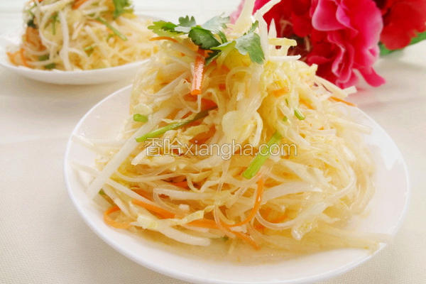 菜心粉丝