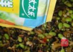 萝卜菜炒毛豆的做法图解10