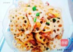 五花肉炒藕片的做法图解8