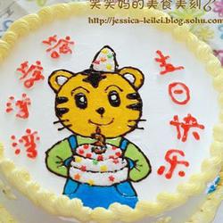 巧虎蛋糕的做法[图]