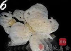 西兰花炒藕片的做法图解6