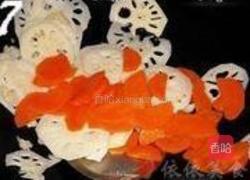 西兰花炒藕片的做法图解7