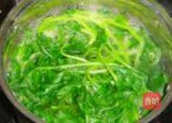 麻酱菠菜墩的做法图解2