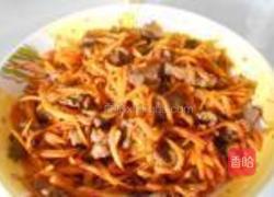 胡萝卜丝炒牛肉的做法图解8