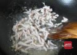 榨菜肉丝炒毛豆的做法图解4