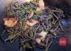 辣炒蕨菜的做法图解4
