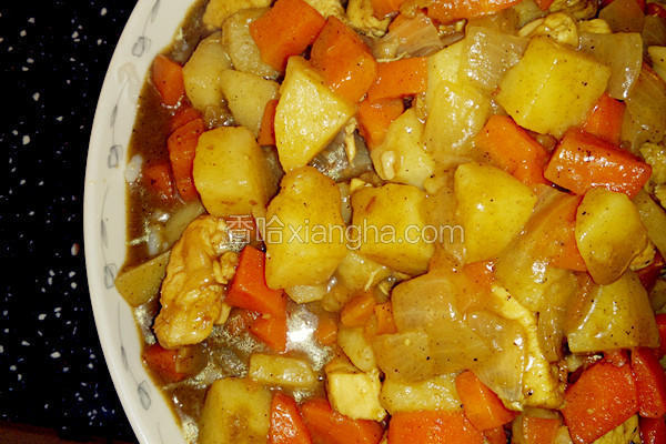咖喱土豆鸡块