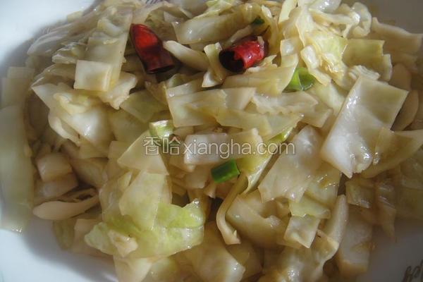 酸辣包菜