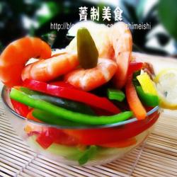 冰镇泡椒虾的做法[图]