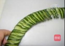 酸甜蓑衣黄瓜的做法图解4