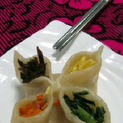 四色蒸饺的做法[图]