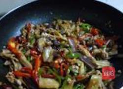 茄子炒肉丝的做法图解13