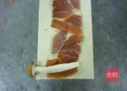 百页火腿卷的做法图解2