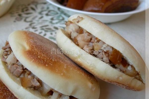 卤肉夹馍