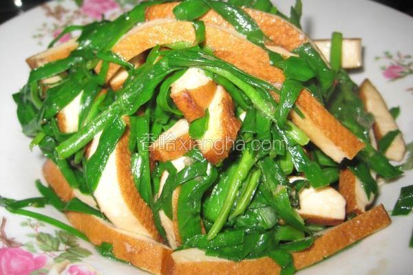 韭菜炒豆干