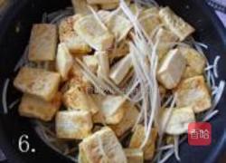 豆腐炒豆芽的做法图解6