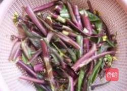 蒜茸红菜苔的做法图解1