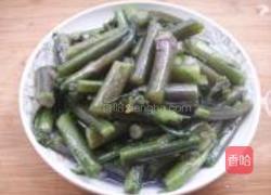 蒜茸红菜苔的做法图解6