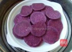 奶酪紫薯泥的做法图解2