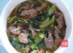 青菜烧牛肉的做法图解11
