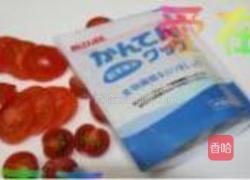 番茄寒天的做法图解2