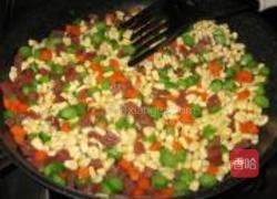 炒粒粒的做法图解4