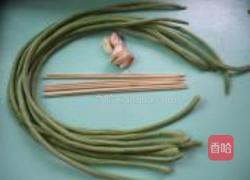 冰镇豇豆卷的做法图解1