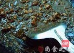 茼蒿肉酱的做法图解6