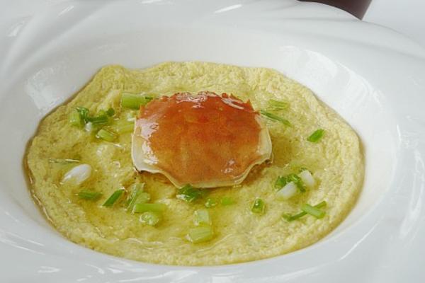 螃蟹蒸蛋的做法大全