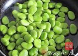 香葱爆蚕豆的做法图解2