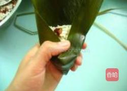 黑米鲍鱼粽的做法图解8