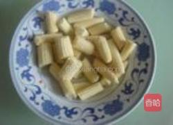 玉米笋浓汤的做法图解1
