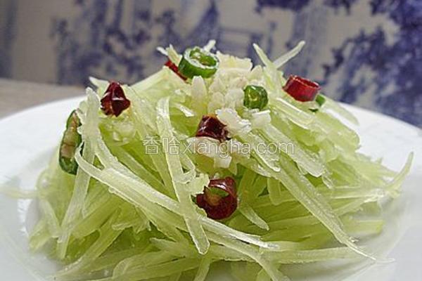辣拌莴苣丝