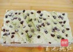 红豆抹茶奶油蛋糕的做法图解12