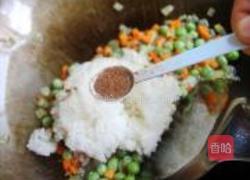 豌豆蛋炒饭的做法图解5