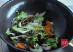 杂菜小炒的做法图解6